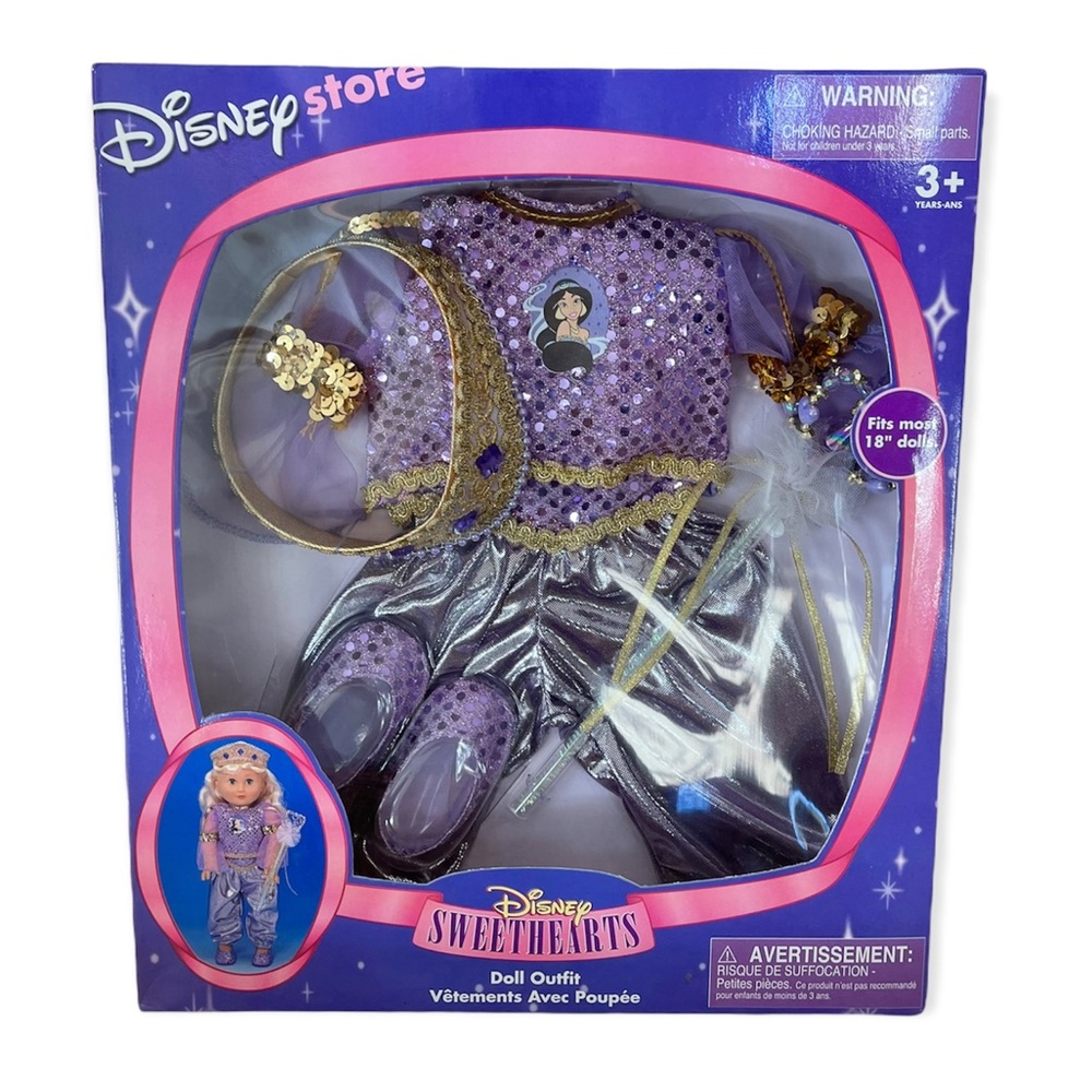 NWT - Disney Jasmine Doll Outfit, new never opened